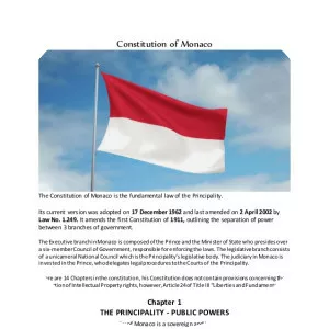Constitution of Monaco - 