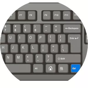 Control key photograph