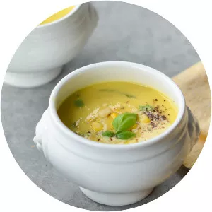 Corn soup photograph