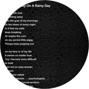 Cotton candy on a rainy day