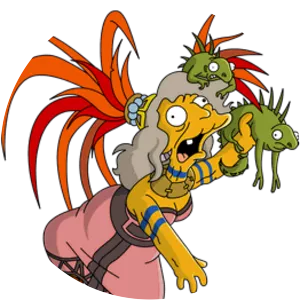 Crazy iguana lady - 