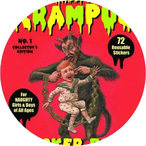 Creepy Krampus Sticker Book: 72 Reusable Stickers for Naughty Girls and Boys of All Ages Monte Beauchamp