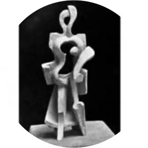 Cubist sculpture - Painting by Jacques Lipchitz and Paul Cézanne