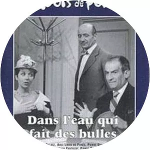 Dans l'eau qui fait des bulles