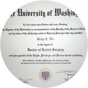 Dental degree photograph
