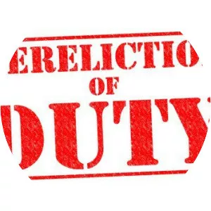 Dereliction of duty - 