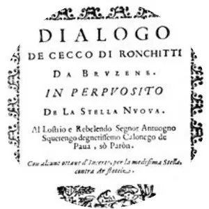 Dialogo de Cecco di Ronchitti da . . .