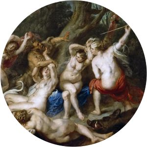Diana and her Nymphs Surprised by the Fauns