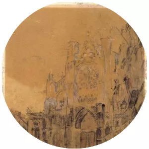 Dieppe, Study No. 2, Facade of Saint‑Jacques . . .