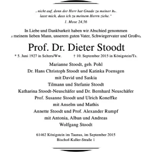Dieter Stoodt