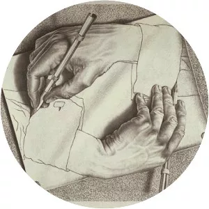 Drawing Hands - Depiction by Maurits Cornelis Escher