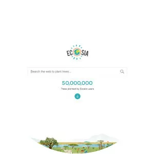 Ecosia - Situs web