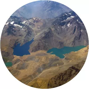 El Yeso Dam - Reservoir in Chile