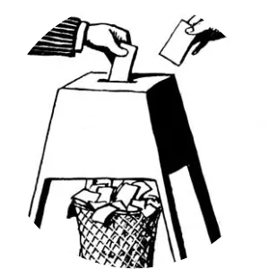 Electoral fraud photograph