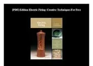 Electric Firing: Creative Techniques - Book