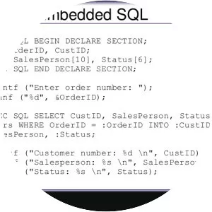 Embedded SQL