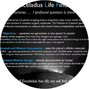 Enceladus Life Finder - Spacecraft