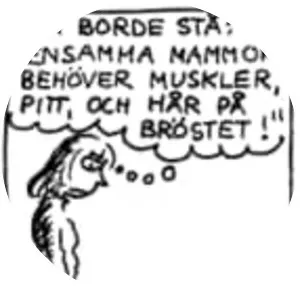 Ensamma mamman - Comic strip