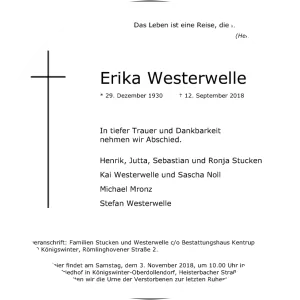Erika Westerwelle - Guido Westerwelle's mother