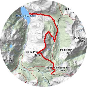 étang de laparan pic de rulhe