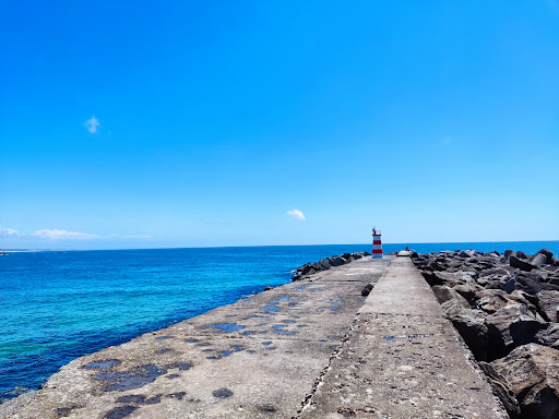 Farol do molhe norte - Museum in Povoa de Varzim, Portugal