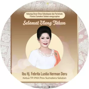 Febrita Lustia - Herman Deru's wife