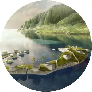 Floating island photograph