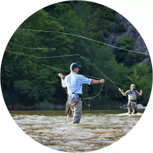 Fly fishing photograph