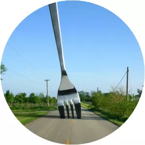 Fork in the road photograph