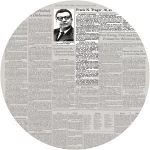 Frank N. Trager - Author