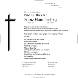 Franz Gamillscheg - German jurist