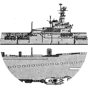 French aircraft carrier Arromanches - Colossus