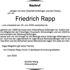 Friedrich Rapp