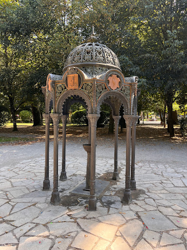 Fuente modernista - Historical landmark in Gijon, Spain