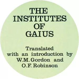 Gaii Institutionum Iuris Civilis Commentarii Quattuor: Or, Elements of Roman Law by Gaius photograph