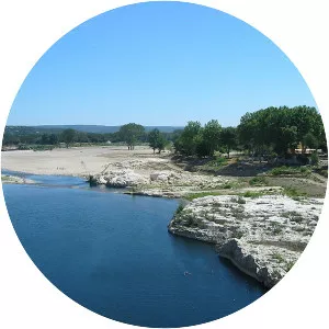 Gardon - River in France