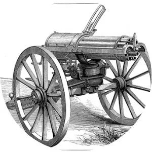 Gatling gun photograph