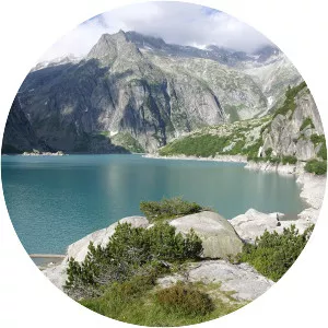 Gelmersee - Reservoir in Switzerland