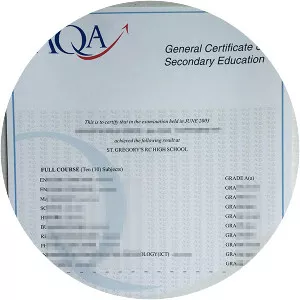 General Certificate of Secondary . . .