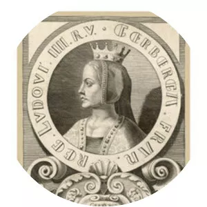 Gerberga of Saxony - Queen of France