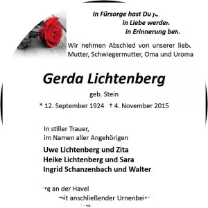 Gerda Lichtenberg photograph