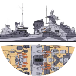 German battleship Tirpitz - Bismarck-class battleship