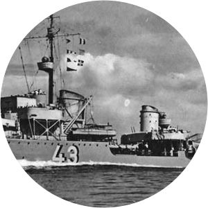 German destroyer Z21 Wilhelm Heidkamp - Type 1936 destroyers