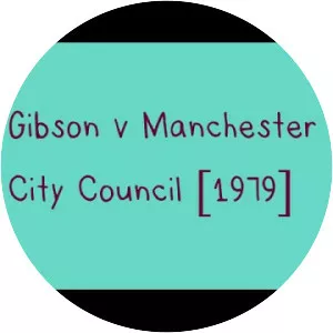 Gibson v Manchester City Council