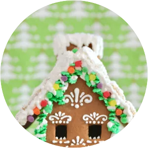 Gingerbread house photograph