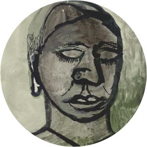 Girl with her Eyes Closed - Artwork