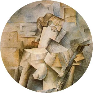 Girl with mandolin - Painting by Pablo Picasso