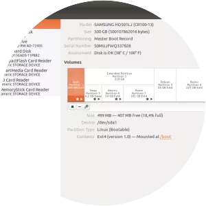 GNOME Disks - Software