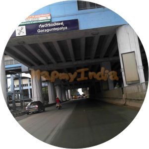 Goraguntepalya metro station - Metro station in Bengaluru, India