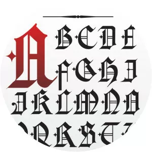 Gothic alphabet - Language writing system